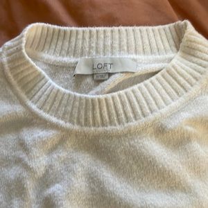 Loft Everyday Sweater Whisper White